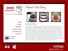 Tablet Screenshot of dukebakeryinc.com